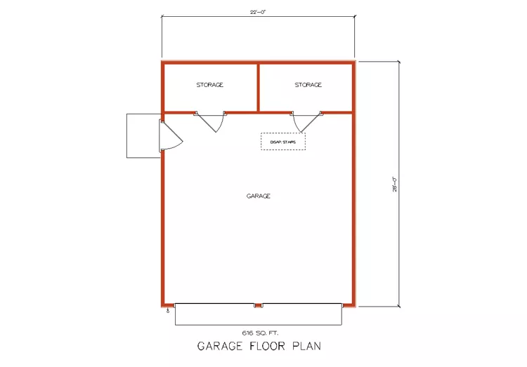 Garage Floor Plan